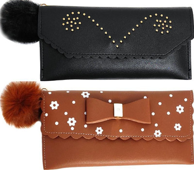 Mahabal Casual, Party, Formal Black, Brown  Clutch