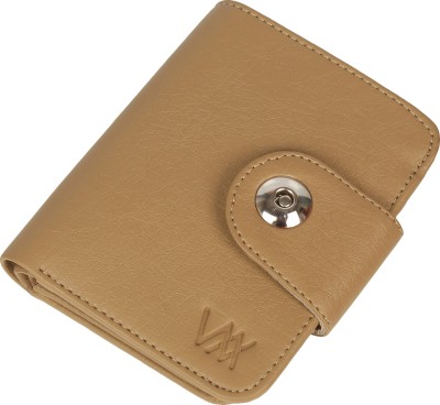 WILDAUK Men Beige Artificial Leather Wallet(5 Card Slots)