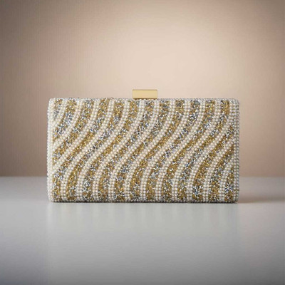 SB Creations Party Gold  Clutch
