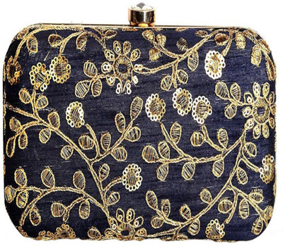 Tooba Handicraft Casual Black  Clutch
