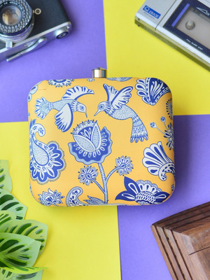 ARTKLIM Casual Yellow  Clutch