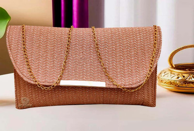 JIVON Pink Sling Bag net sling
