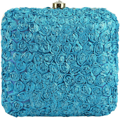 Tooba Handicraft Party White  Clutch