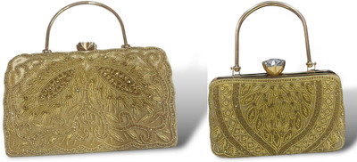 Seamount Party Gold, Gold  Clutch(Pack of: 2)
