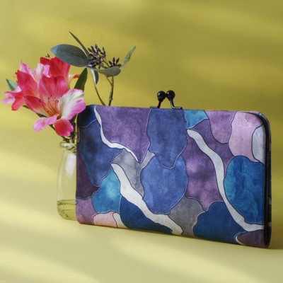 DOSYSO Casual, Party, Formal Blue, Multicolor  Clutch