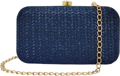 Fandu collection Party Blue  Clutch