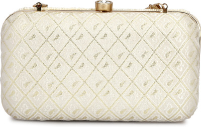 Zari and Fashion Party White  Clutch