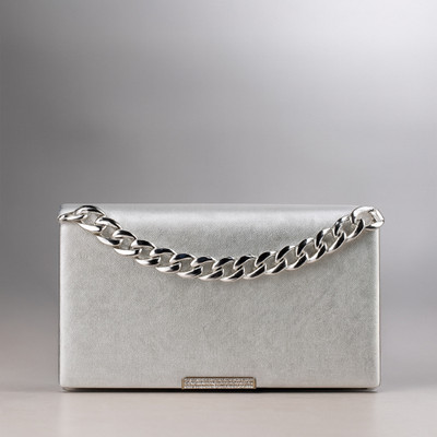 LINO PERROS Party Silver  Clutch