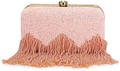 Zari and Fashion Casual, Party, Formal Pink  Clutch