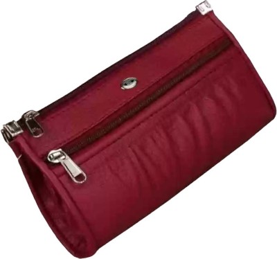 Flikker Casual, Formal, Party, Sports Maroon  Clutch