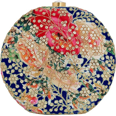 Tooba Handicraft Party Multicolor  Clutch