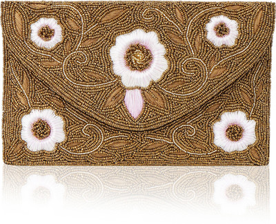 Misha Casual, Party, Formal Brown  Clutch