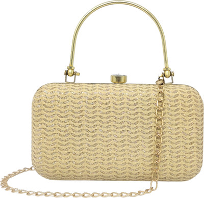 Fandu collection Party Gold  Clutch