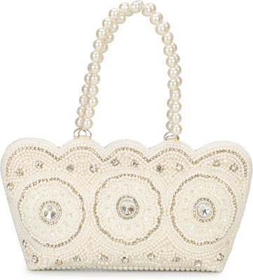 LONGING TO BUY Party White  Clutch