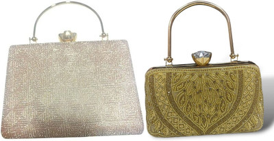 Seamount Party Gold, Gold  Clutch(Pack of: 2)