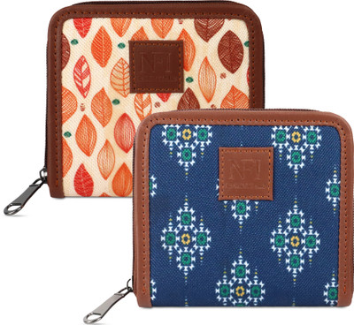 NFI essentials Casual Multicolor  Clutch(Pack of: 2)