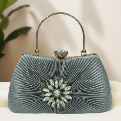 troveo Party Grey  Clutch