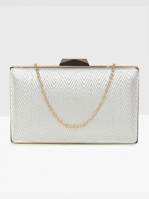 Crusset Party Silver  Clutch