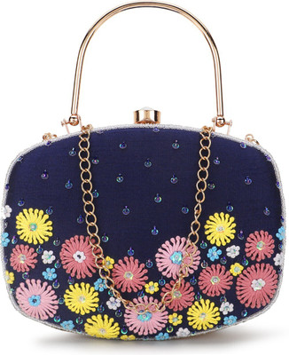SPICE ART Party Blue  Clutch
