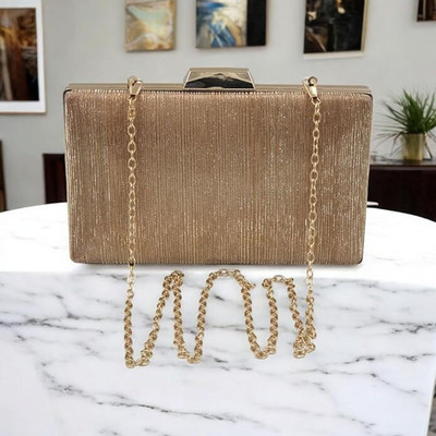VRUGRA Party Gold  Clutch