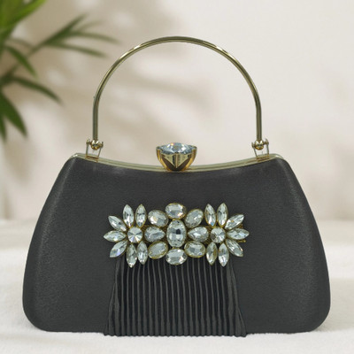 troveo Party Black  Clutch