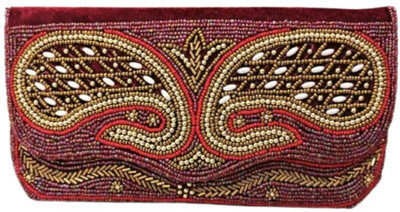 Zari and Fashion Party, Casual, Formal Red  Clutch
