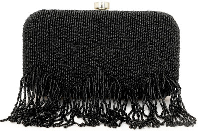 Zari and Fashion Casual, Party, Formal Black  Clutch