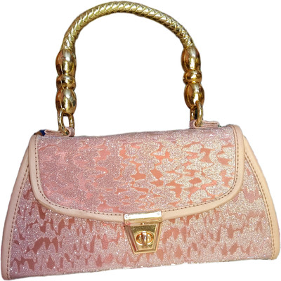 SritisMart Party, Casual Gold, Pink  Clutch