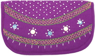 SriShopify Handicrafts Casual, Formal, Party Purple  Clutch