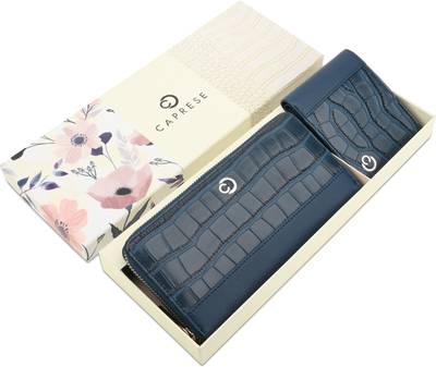 Caprese Men Women Casual Blue Artificial Leather Wallet Price