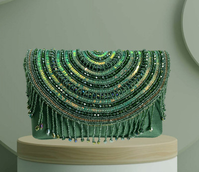 nicoberry Party Green  Clutch