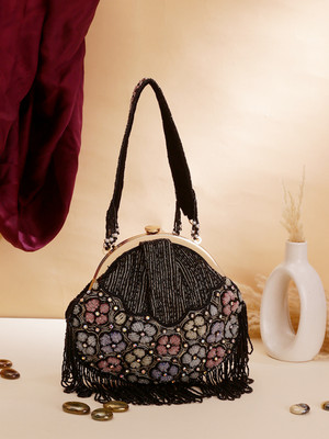 Swisni Casual Black  Clutch