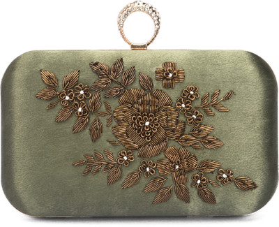 FOR THE BEAUTIFUL YOU Party Green  Clutch