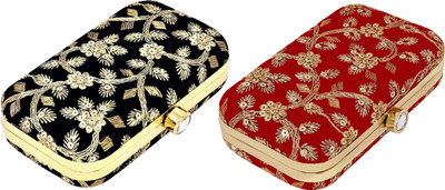 KUBER INDUSTRIES Party Multicolor  Clutch