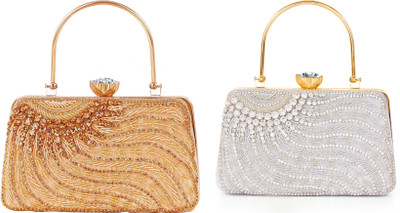Seamount Party Gold, Silver  Clutch(Pack of: 2)