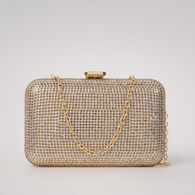 LINO PERROS Party Gold  Clutch