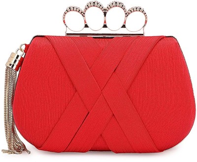 Toobacraft Party Gold, Red  Clutch