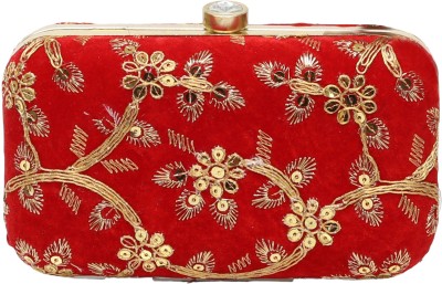 AUTHENTIC AK Formal, Casual, Party Red  Clutch