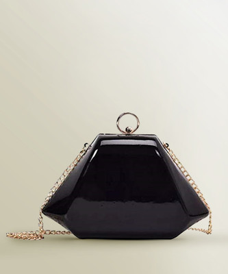 Tooba Handicraft Party Black  Clutch