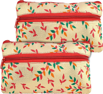 KUBER INDUSTRIES Casual Gold  Clutch(Pack of: 2)