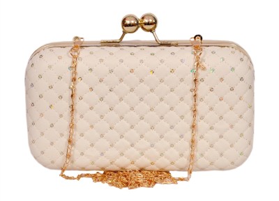 Sandali Handicraft Casual White  Clutch