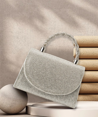 LINO PERROS Party Silver  Clutch