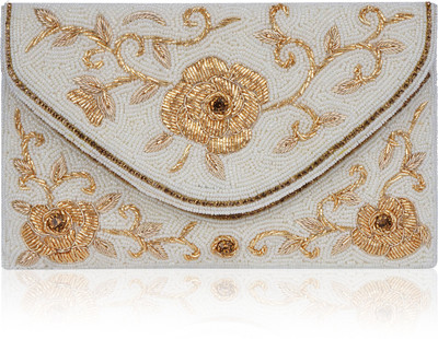 Misha Casual, Formal, Party Cream  Clutch