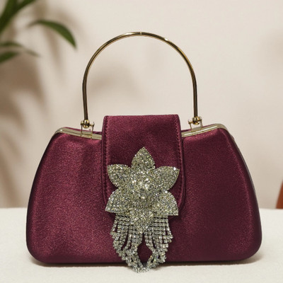 WILDMOuNT Party Maroon  Clutch