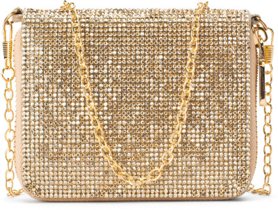 LINO PERROS Party Gold  Clutch
