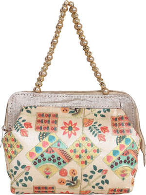 KUBER INDUSTRIES Casual, Formal, Party Yellow  Clutch
