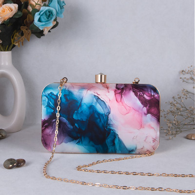 Swisni Party Multicolor  Clutch