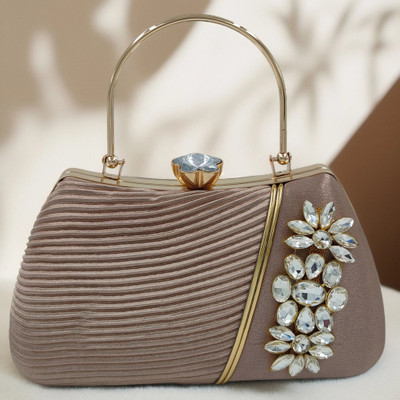troveo Party Beige  Clutch