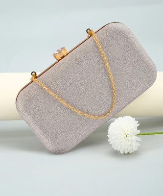 RAPID COSTORE Casual Silver  Clutch