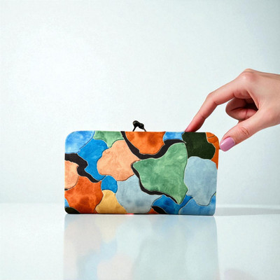 clarisjames Casual Blue  Clutch